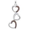 Image 1 : 10KT White Gold 0.17CTW DIAMOND FASHION PENDANT