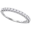 Image 1 : 14KT White Gold 0.50CTW DIAMOND FASHION BAND