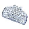 Image 1 : 10KT White Gold 0.50CT DIAMOND INVISIBLE RING