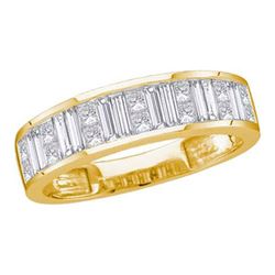 14KT Yellow Gold 0.25CTW DIAMOND INVISIBLE BAND