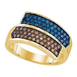 10KT Yellow Gold 0.80CTW DIAMOND FASHION BAND