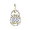 Image 1 : 10KT Yellow Gold 0.20CTW DIAMOND FASHION PENDANT