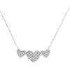 Image 1 : 10KT White Gold 0.40CTW DIAMOND FASHION NECKLACE