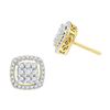 Image 1 : 10K Yellow-gold 0.50CTW DIAMOND FASHION EARRINGS