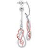 Image 1 : 10KT White Gold Two Tone 0.33CTW DIAMOND MICRO-PAVE EAR