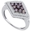 Image 1 : 10KT White Gold 0.80CTW DIAMOND FASHION RING