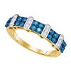 Image 1 : 10K Yellow-gold 0.70CT DIAMOND FASHION RING
