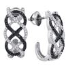 Image 1 : 14KT Rose Gold 0.50CTW DIAMOND FASHION EARRINGS