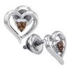 Image 1 : 925 Sterling Silver White 0.07CT DIAMOND FASHION EARRIN