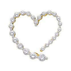 14KT Yellow Gold 0.50CTW ROUND DIAMOND LADIES FASHION H