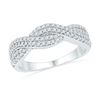 Image 1 : 10KT White Gold 0.50CTW DIAMOND FASHION BAND