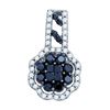 Image 1 : 10KT White Gold 1.17CTW DIAMOND FASHION PENDANT
