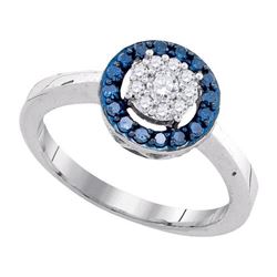 10KT White Gold 0.40CTW DIAMOND FASHION RING