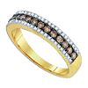 Image 1 : 14KT Yellow Gold 0.58CTW DIAMOND FASHION BAND