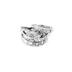 10KT White Gold 0.10CTW DIAMOND TRIO SET WG