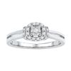 Image 1 : 10KT White Gold 0.25CTW DIAMOND FASHION RING