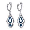 Image 1 : 10KT White Gold 0.50CTW DIAMOND MICRO-PAVE EARRING