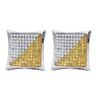 Image 1 : 10KT White Gold 0.25CTW DIAMOND MICRO PAVE EARRING