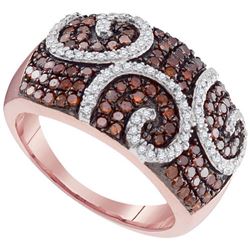 10KT Rose Gold 0.90CTW DIAMOND FASHION RING