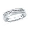 Image 1 : 10KT White Gold 0.16CTW DIAMOND FASHION BAND