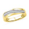 Image 1 : 10K Yellow-gold 0.16CTW DIAMOND FASHION BAND