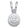 Image 1 : 10KT White Gold 0.03CTW DIAMOND FASHION PENDANT