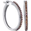 Image 1 : 10KT White Gold 0.50CTW DIAMOND FASHION EARRING