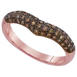 10KT Rose Gold 0.33CTW DIAMOND FASHION BAND