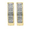 Image 1 : 925 Sterling Silver Yellow 0.10CTW DIAMOND MICRO PAVE H