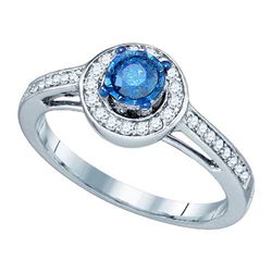 10KT White Gold 0.40CTW DIAMOND FASHION RING