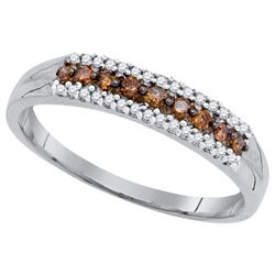 10KT White Gold 0.20CTW DIAMOND FASHION RING