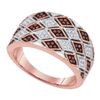Image 1 : 10K Yellow-Gold 0.20CTW DIAMOND MICRO-PAVE RING