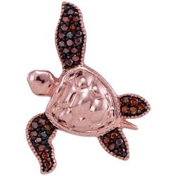 10KT Rose Gold 0.10CTW DIAMOND BUG PENDANT