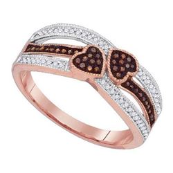 10KT Rose Gold 0.20CTW DIAMOND MICRO-PAVE RING