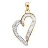 Image 1 : 10KT Yellow Gold 0.25CTW DIAMOND FASHION PENDANT