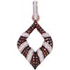 Image 1 : 10KT Rose Gold 0.33CTW DIAMOND HEART PENDANT