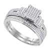 Image 1 : 10KT White Gold 0.33CT DIAMOND MICRO PAVE RING
