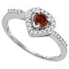Image 1 : 10KT White Gold 0.50CTW DIAMOND FASHION RING