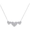 Image 1 : 10KT White Gold 0.40CTW DIAMOND FASHION NECKLACE