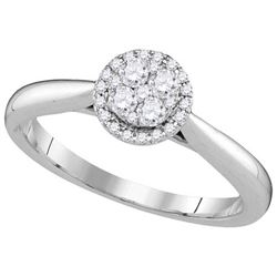 14KT White Gold 0.25TW-Diamond LARISSA RING