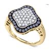 Image 1 : 10KT Yellow Gold 1.00CTW DIAMOND FASHION RING