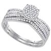 Image 1 : 10KT White Gold 0.33CT DIAMOND MICRO PAVE RING