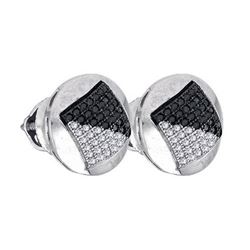 925 Sterling Silver White 0.33CT DIAMOND MICRO-PAVE EAR