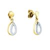 Image 1 : 10KT Yellow Gold 0.11CTW DIAMOND FASHION EARRING