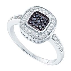 14KT White Gold 0.27CTW DIAMOND FASHION RING