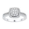 Image 1 : 10KT White Gold 0.50CTW DIAMOND FASHION RING