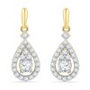 Image 1 : 10K Yellow-gold 0.50CTW DIAMOND FASHION EARRING
