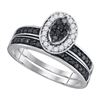 Image 1 : 925 Sterling Silver White 0.50CTW DIAMOND MICRO-PAVE RI