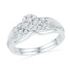 Image 1 : 10KT White Gold 0.33CTW DIAMOND FASHION BRIDAL SET