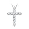 Image 1 : 10KT White Gold 0.33CTW DIAMOND FASHION PENDANT
